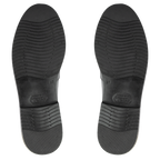 Orvane Noir – Mocassins Plateforme Femme en Cuir