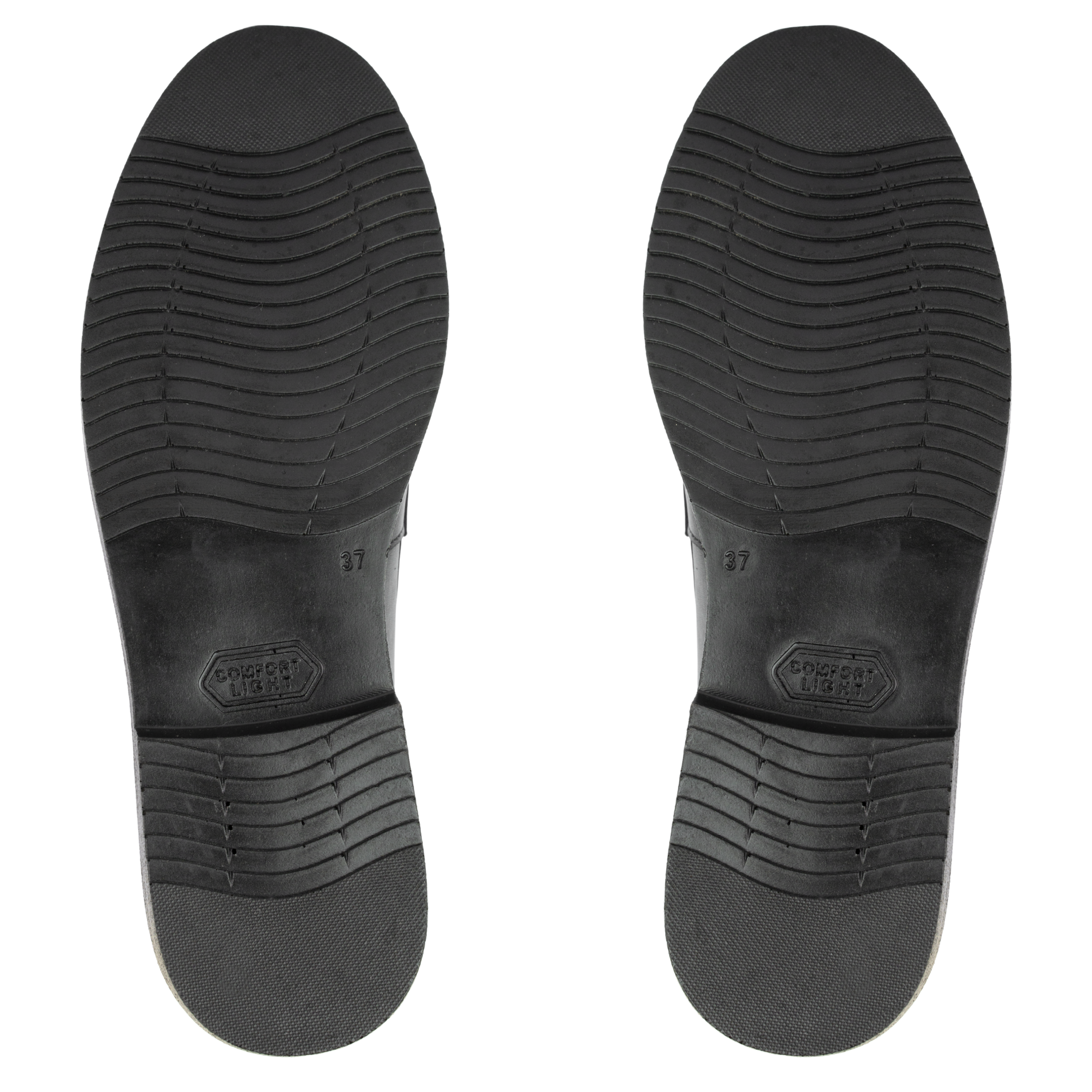Orvane Noir – Mocassins Plateforme Femme en Cuir
