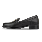 Luna Noir - Mocassins classiques Femme en Cuir Véritable
