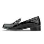 Luna Noir Vernis - Mocassins classiques Femme en Cuir Véritable