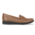 Virello Marron – Mocassins Confort Flex Femme en Cuir Véritable