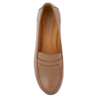 Virello Marron – Mocassins Confort Flex Femme en Cuir Véritable