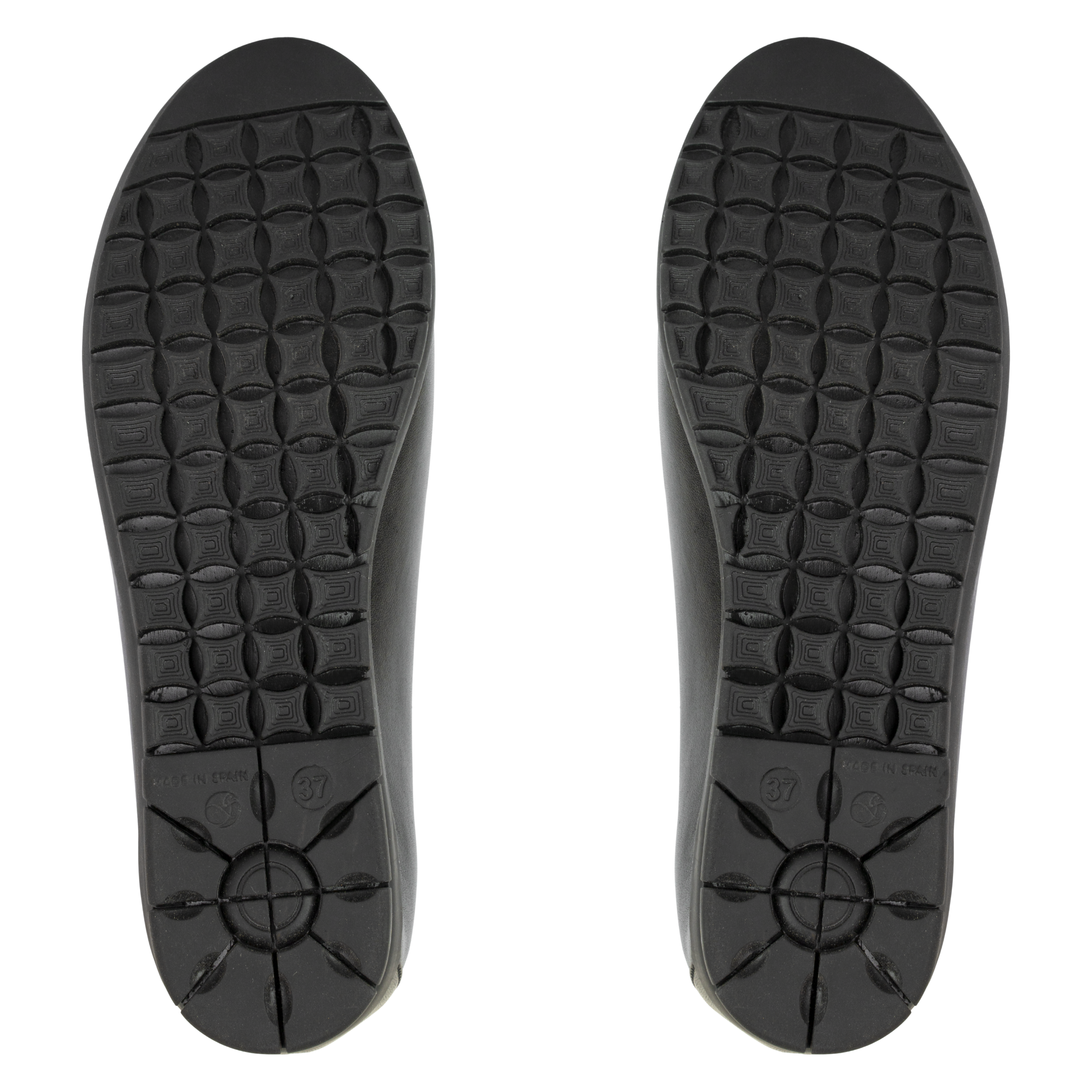 Virello Noir – Mocassins Confort Flex Femme en Cuir Véritable
