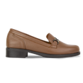 Luna Marron - Mocassins classiques Femme en Cuir Véritable
