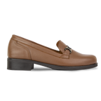 Luna Marron - Mocassins classiques Femme en Cuir Véritable
