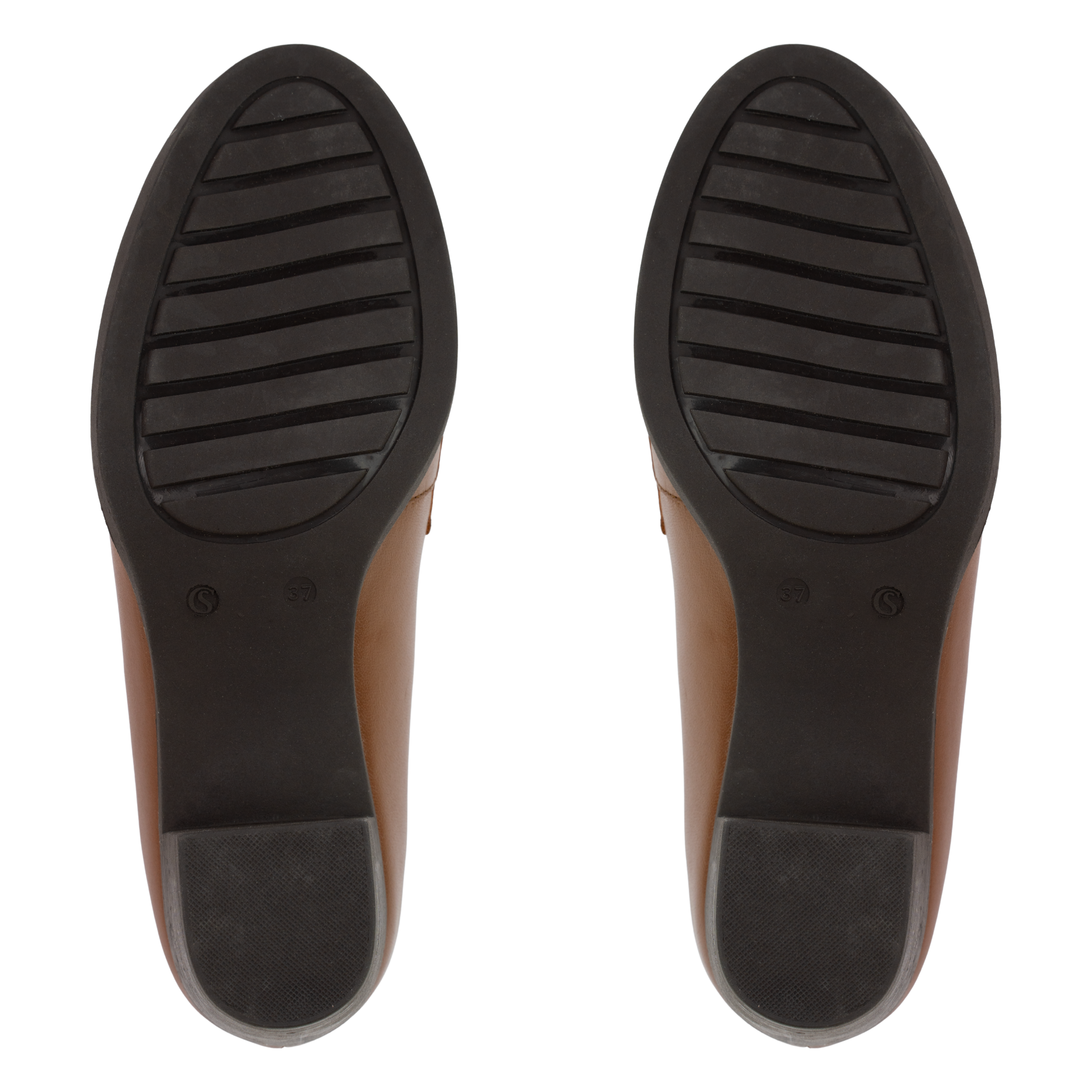 Cavaro Marron - Mocassin à Talon Femme en Cuir Véritable